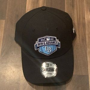 Tampa Bay Rays 2020 on field Playoff Hat Cap